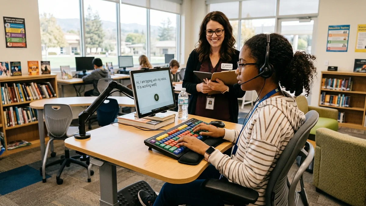 Assistive Technology (AT) & Augmentative/Alternative Communication (AAC) diagnostic testing and clinical assessment session