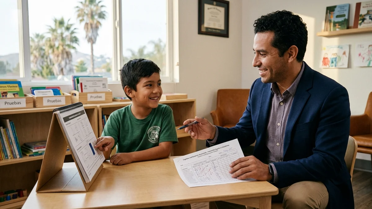 Chula Vista Elementary School District school building and special education classroom testing environment