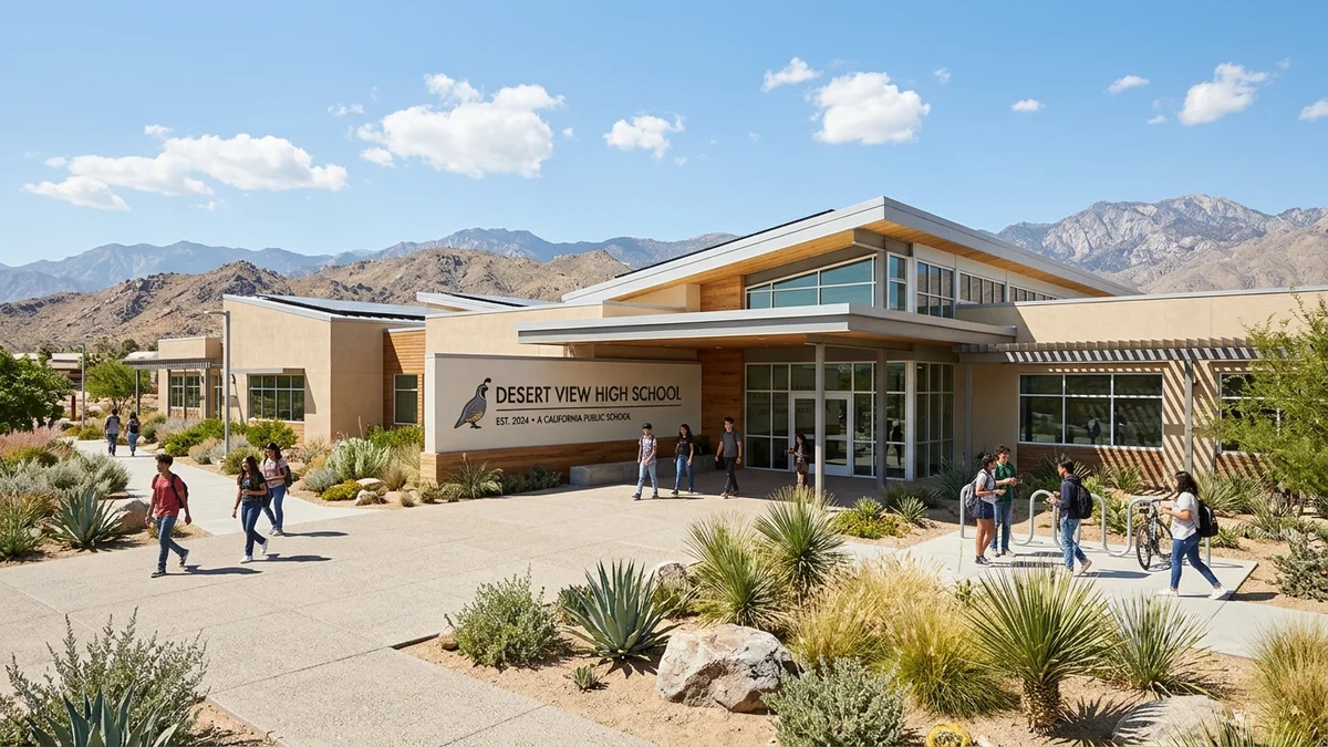 Palmdale School District school building and special education classroom testing environment